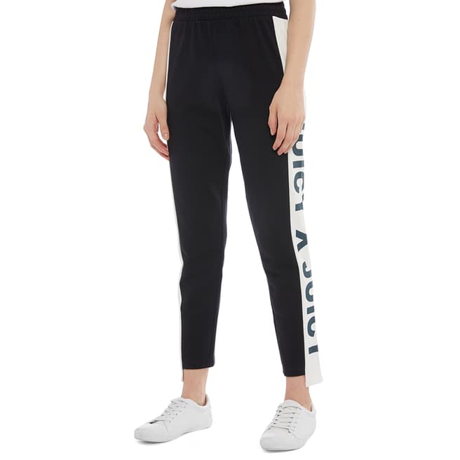 Juicy Couture Black Side Panel Logo Joggers