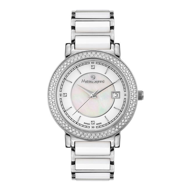 Mathieu Legrand Women's Silver/White Stainless Steel Quartz Watch