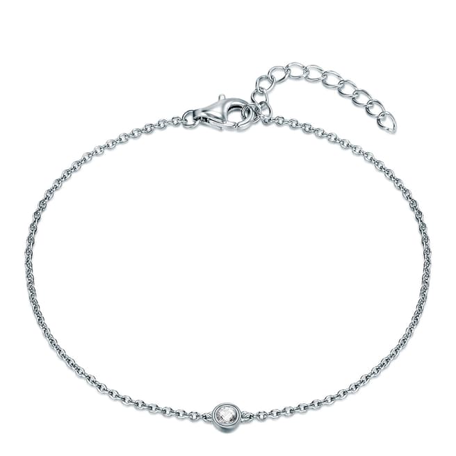 Carat 1934 Silver Crystal Bracelet