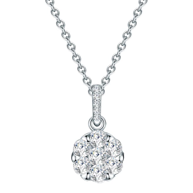 Carat 1934 Silver Crystal Necklace