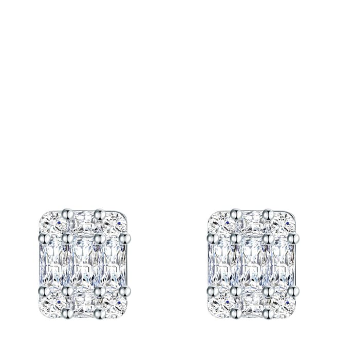 Carat 1934 Silver Crystal Earringss