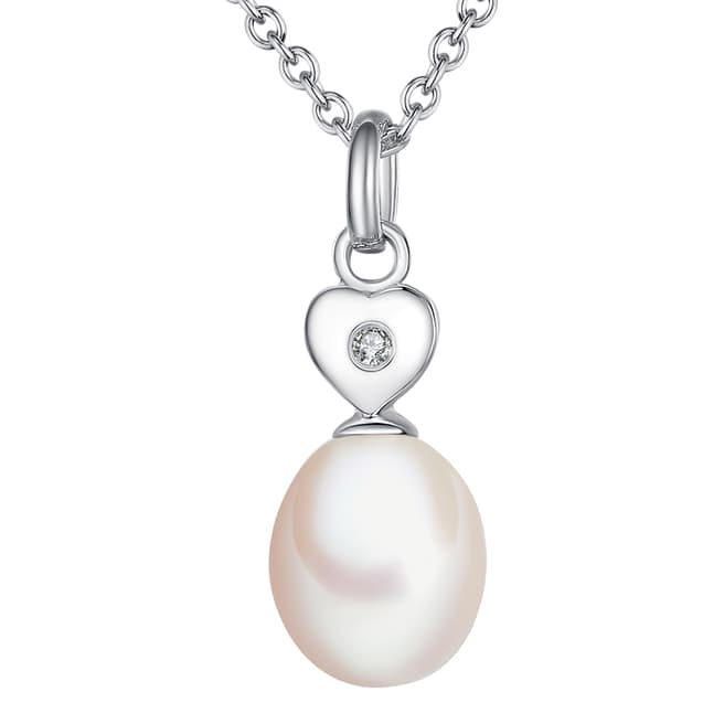 Tess Diamonds White Pearl Sterling Silver Necklace