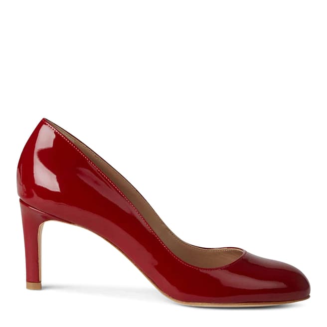 Hobbs London Sophia Court New Deep Red Patent Courts