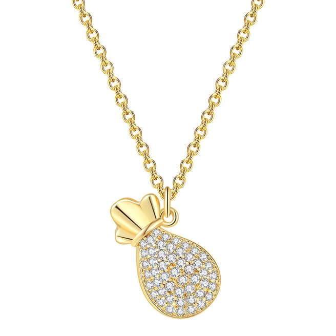 Ma Petite Amie Gold Plated Necklace with Swarovski Elements