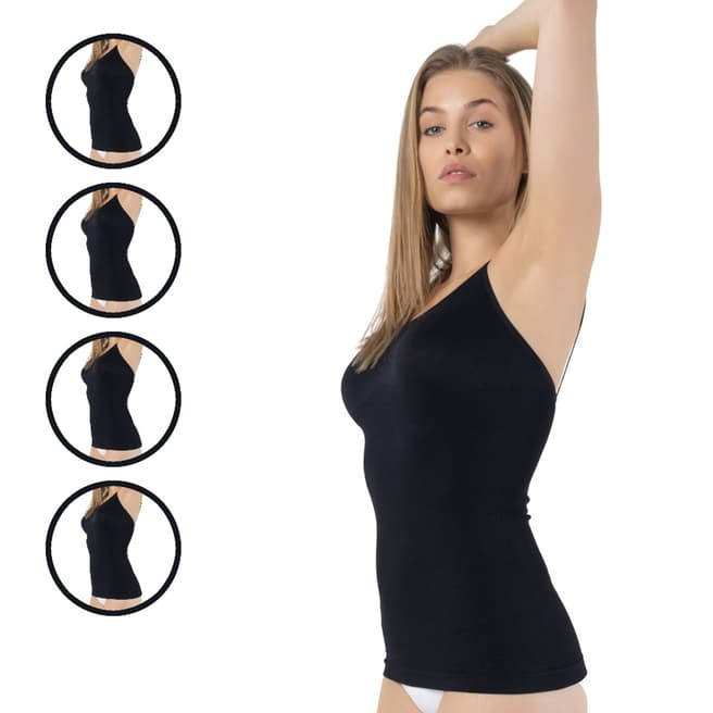Formeasy 4 Pack Black Compression Camisole