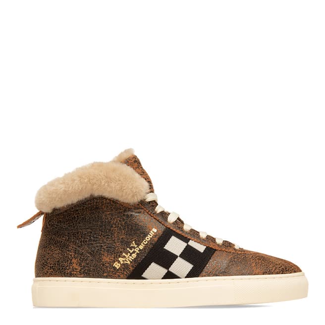 BALLY Brown Vita Parcours Trainers