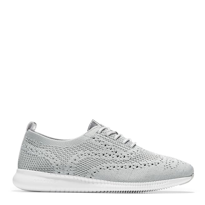 Cole Haan Grey 2.Zerogrand Wingtip Oxford Shoes