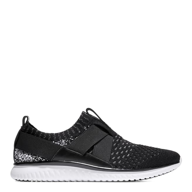 Cole Haan Black Grand Motion Stitch Slip On Sneakers