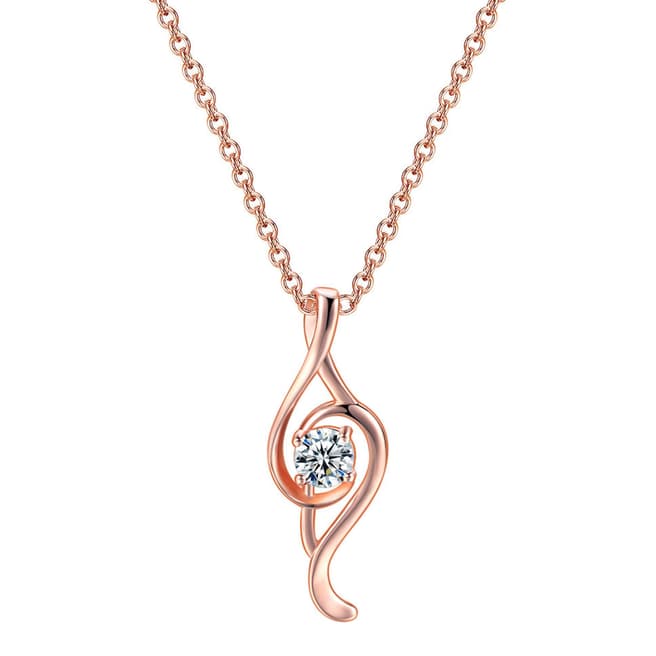 Ma Petite Amie Rose Gold Plated Necklace with Swarovski Elements