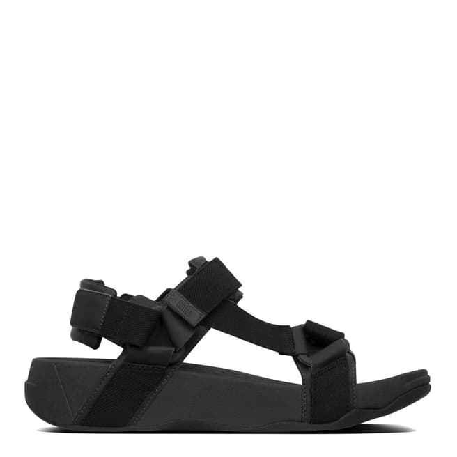 FitFlop Black Ryker Webbing Sandals