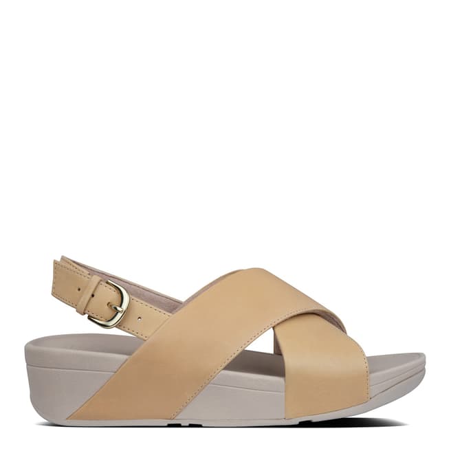 FitFlop Blush Lulu Cross Back Strap Leather Sandals