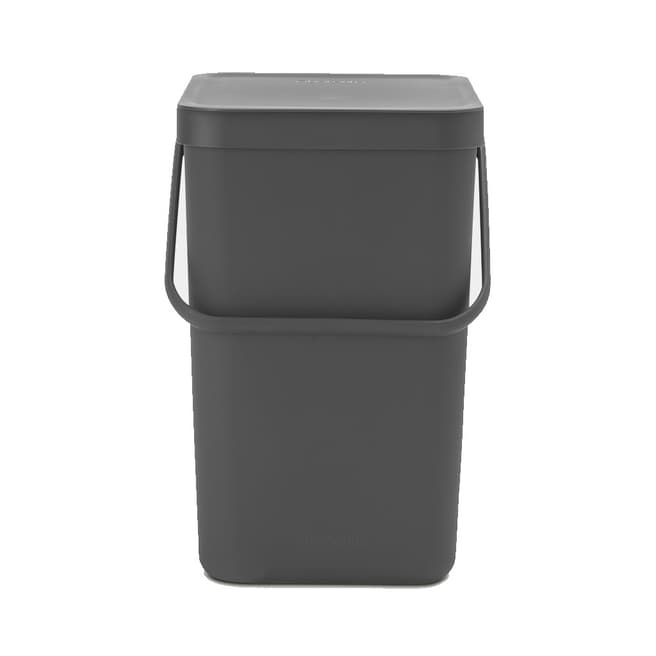 Brabantia Grey Sort & Go Waste bin, 25 litre