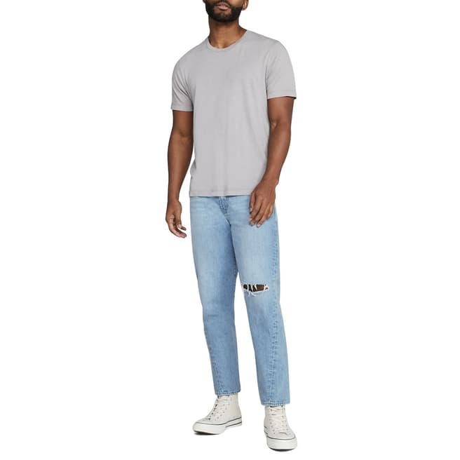 J Brand Blue J3D Tapered Cotton Jeans