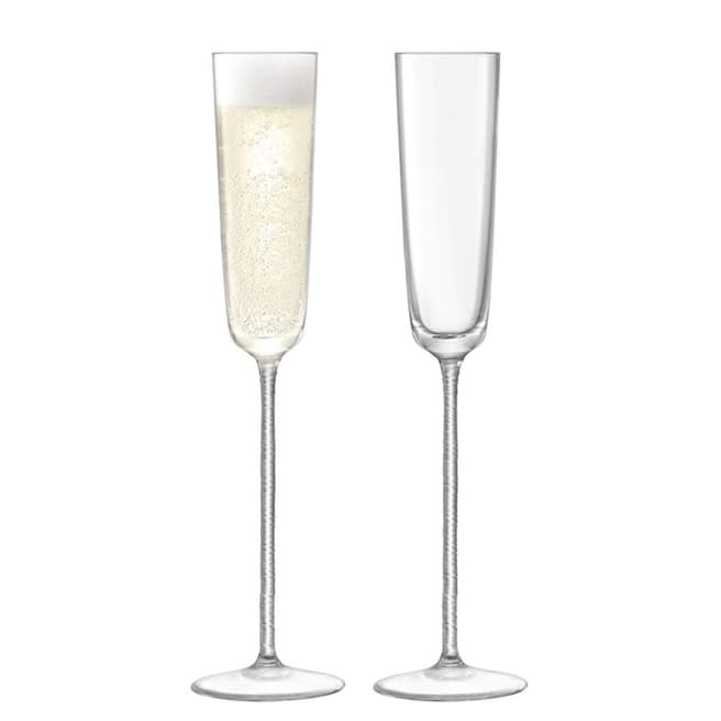 LSA Set of 2 Champagne Theatre Champagne Flutes,120ml