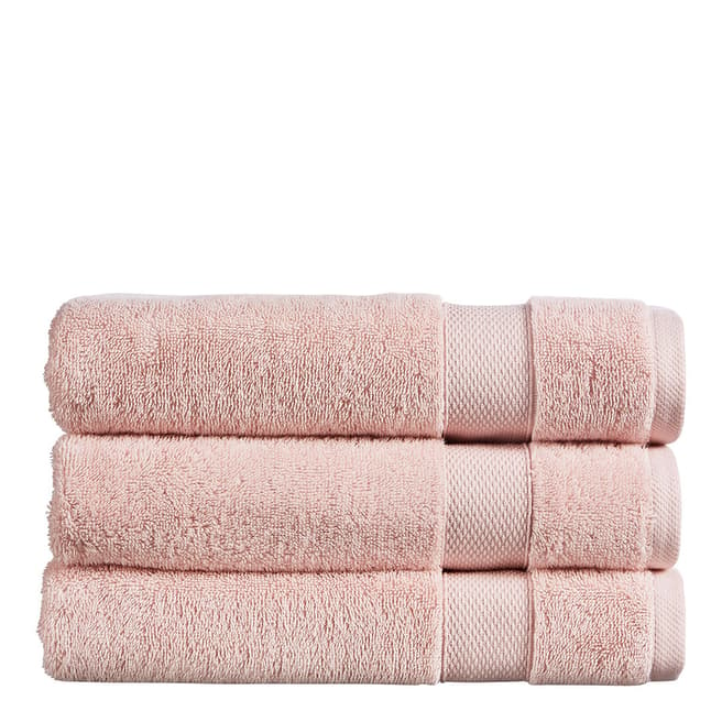Christy Refresh Pair of Hand Towels, Dusty Pink