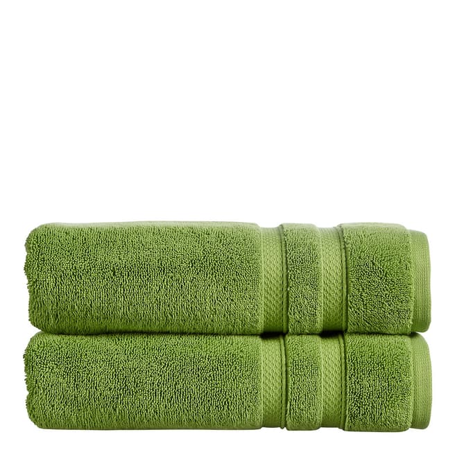 Christy Chroma Pack of 6 Face Cloths, Cactus