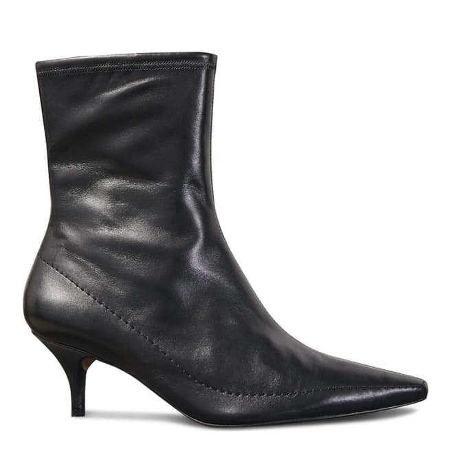 Jigsaw Black Charly Leather Ankle Boots