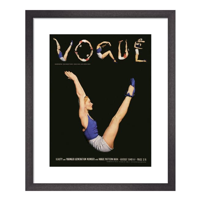 Vogue Vogue August 1940 28x36cm Framed Print