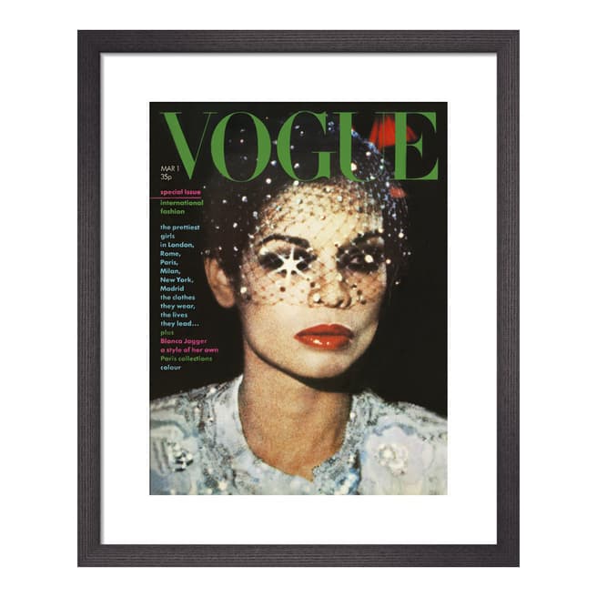 Vogue Vogue March 1974 28x36cm Framed Print
