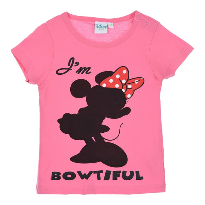 Disney Baby Pink Minnie Mouse T-Shirt