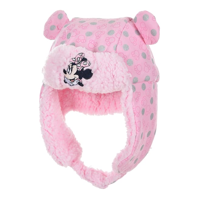 Disney Baby Pink Minnie Mouse Ushanka Hat