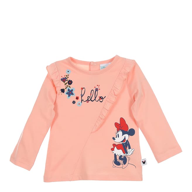 Disney Baby Coral Minnie Mouse T-Shirt