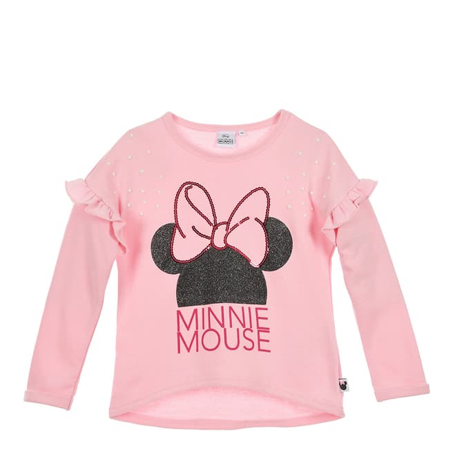 Disney Kid's Pink Minnie Mouse T-Shirt