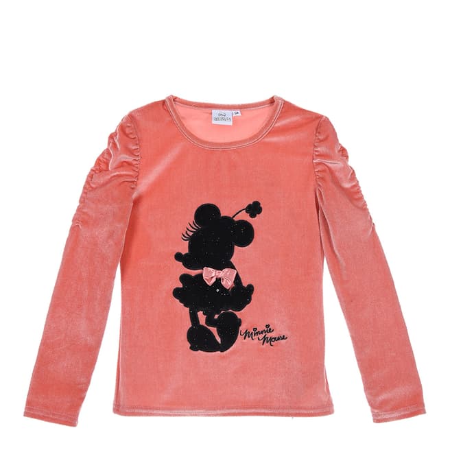 Disney Kid's Pink Minnie Mouse T-Shirt