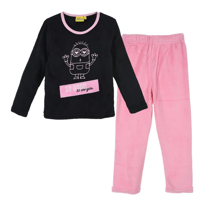 Disney Kid's Black Minion's Pyjama Set