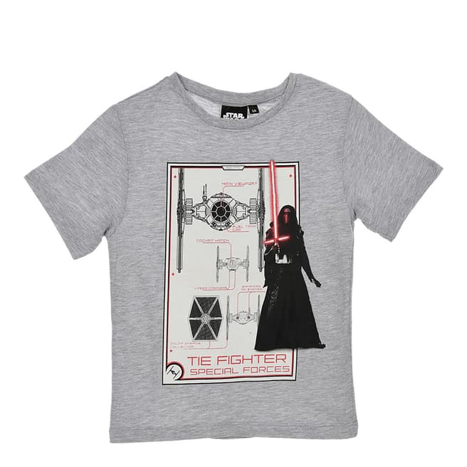 Disney Kid's Grey Star Wars Tie Fighter T-Shirt