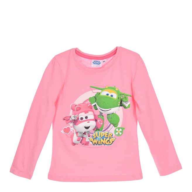 Disney Kid's Pink Super Wings T-Shirt