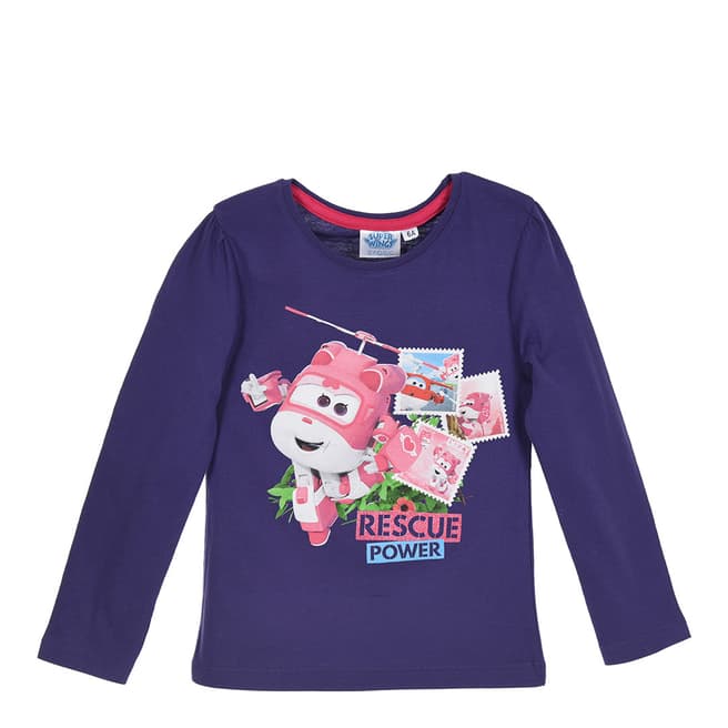 Disney Kid's Purple Super Wings Rescue T-Shirt