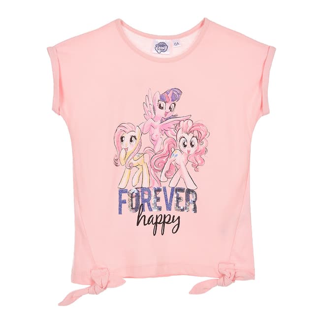 Disney Kid's Pink My Little Pony Forever Happy T-Shirt