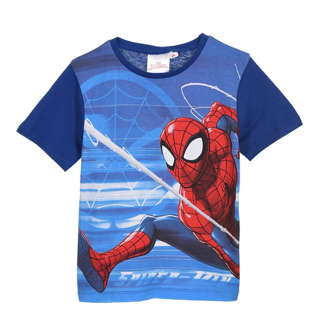 Disney Kid's Blue Spiderman T-Shirt