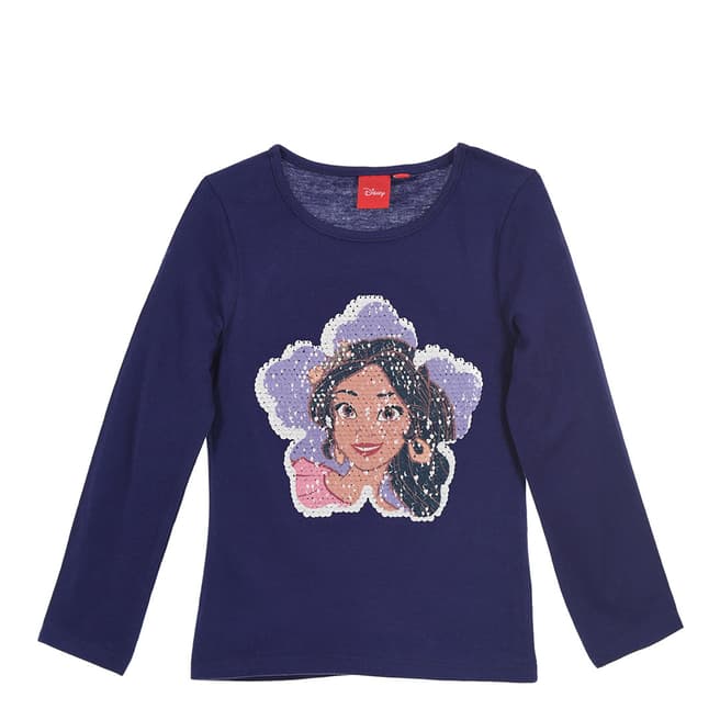 Disney Kid's Purple Disney's Elena Of Avalor Sequin T-Shirt