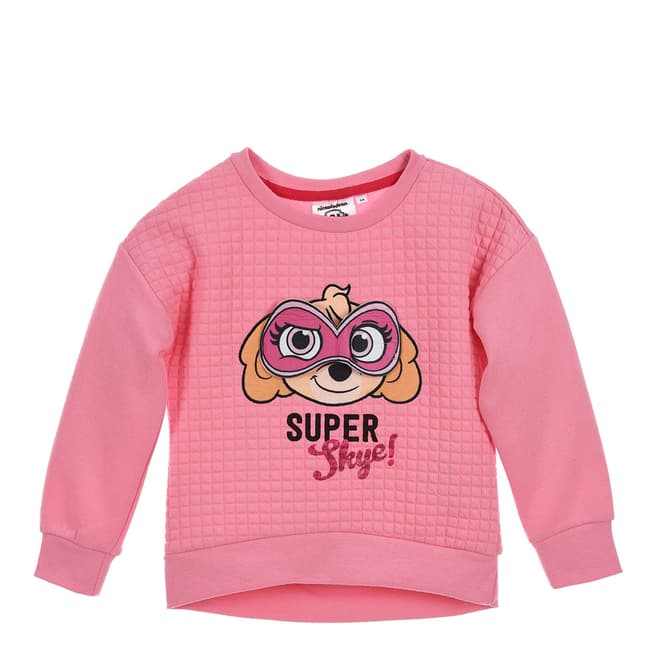 Disney Kid's Pink Paw Patrol Super Skye Sweatshirt