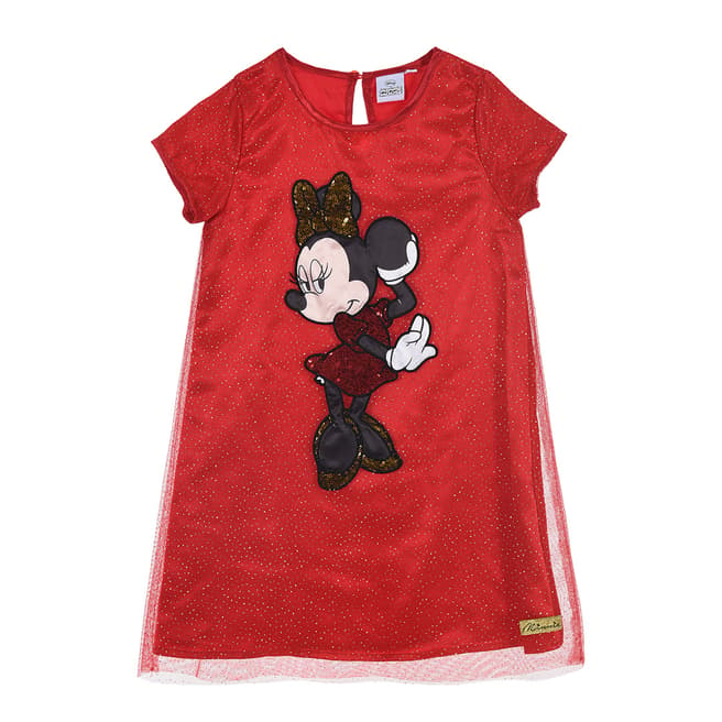Disney Kid's Red Minnie Mouse Dress