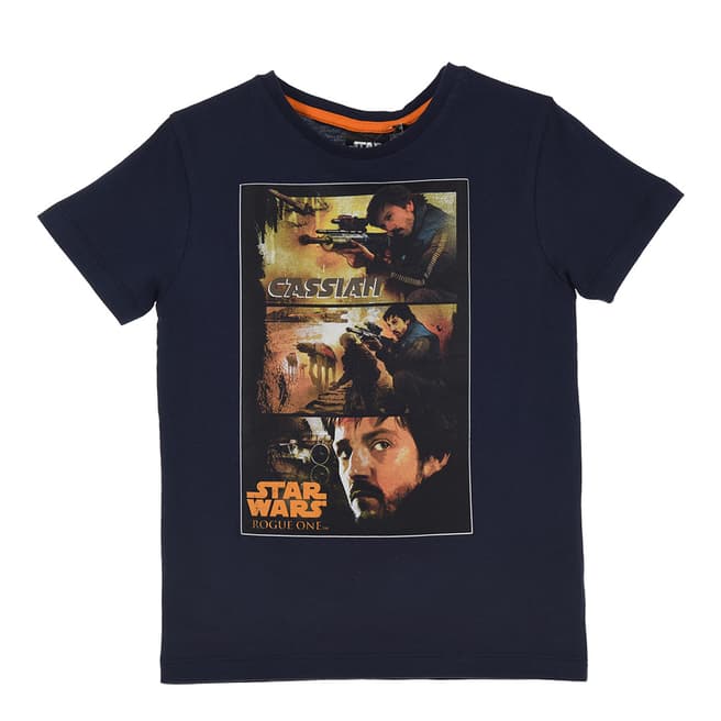 Disney Kid's Navy Star Wars Rogue One T-Shirt