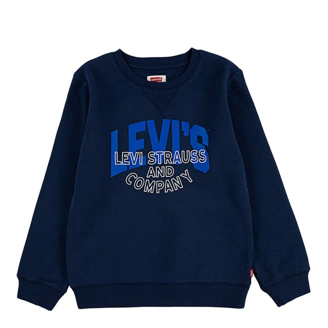Levi's Baby Boy's Dress Blues Two-Tone Print Sweatshirt