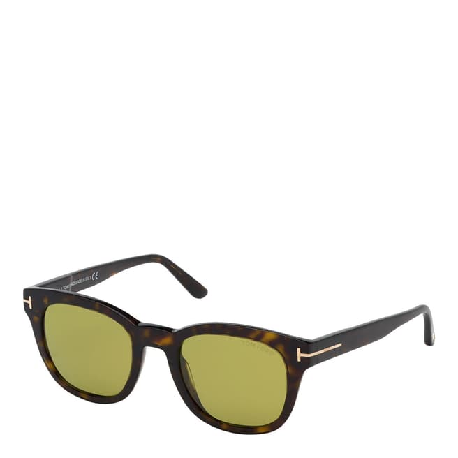 Tom Ford Men's Brown/Green Tom Ford Sunglasses 52mm