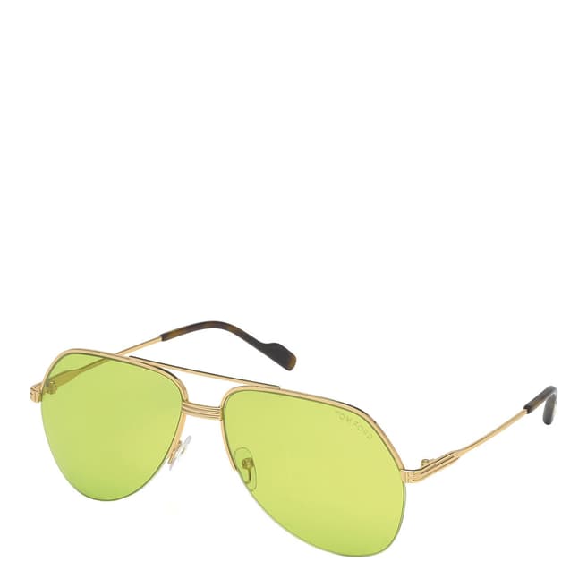 Tom Ford Men's Yellow Gold Tom Ford Sunglasses 62mm