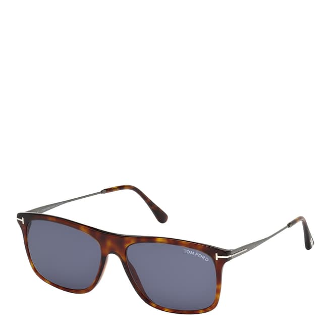 Tom Ford Men's Brown/Blue Tom Ford Sunglasses 57mm
