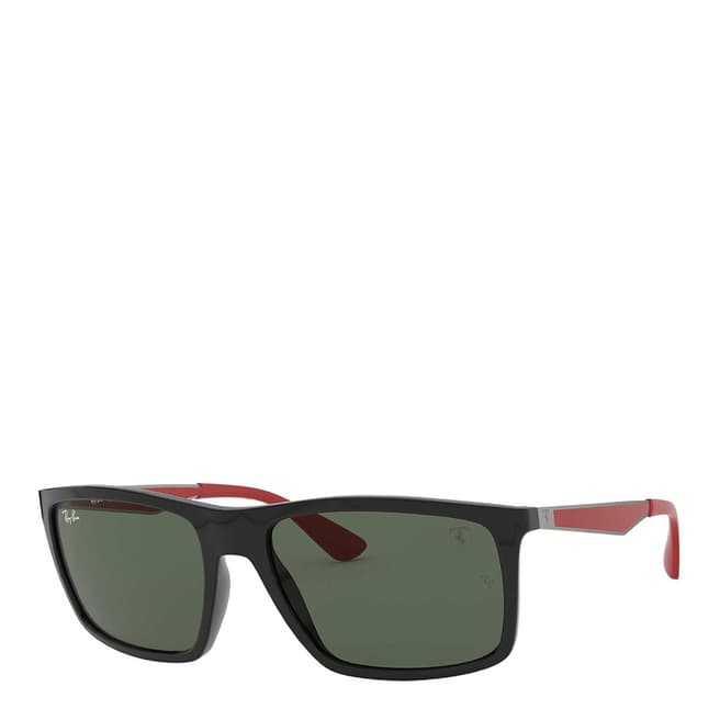 Ray-Ban Unisex Black/Red Scuderia Ferrari Sunglasses 58mm