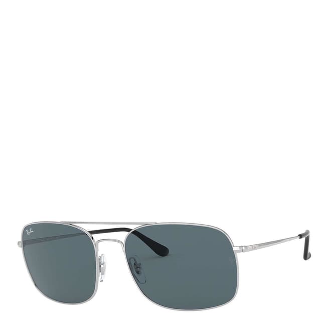 Ray-Ban Unisex Silver Sunglasses 60mm