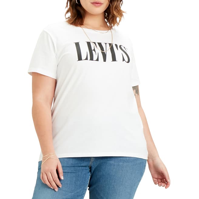 Levi's White Logo Perfect Plus Size T-Shirt