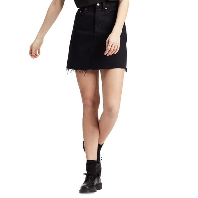 Levi's Black High Rise Decon Iconic Denim Skirt