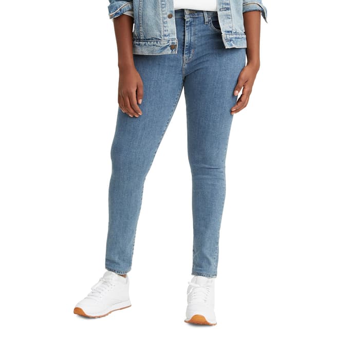 Levi's Washed Blue 721™ High Rise Skinny Stretch Jeans