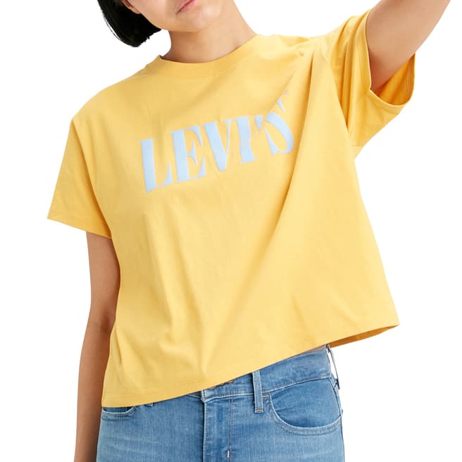 Levi's Yellow Logo Graphic Varsity T-Shirt