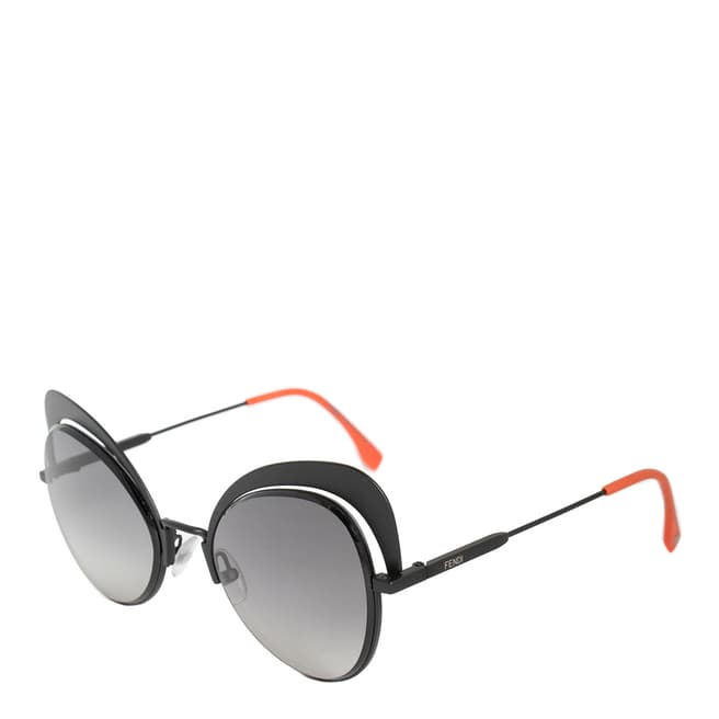 Fendi Women's Grey/Orange Fendi Sunglasses 54mm