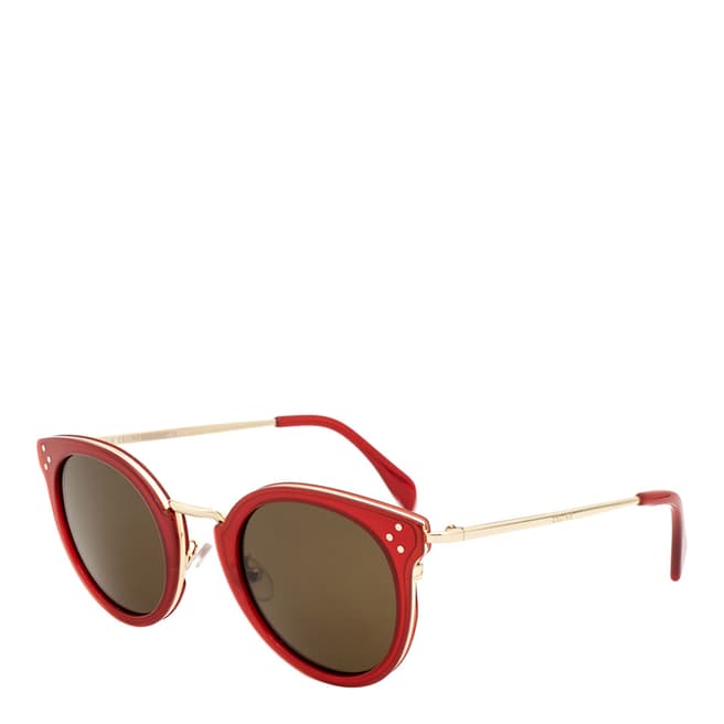 Celine Women's Red Celine Sunglasses 48mm